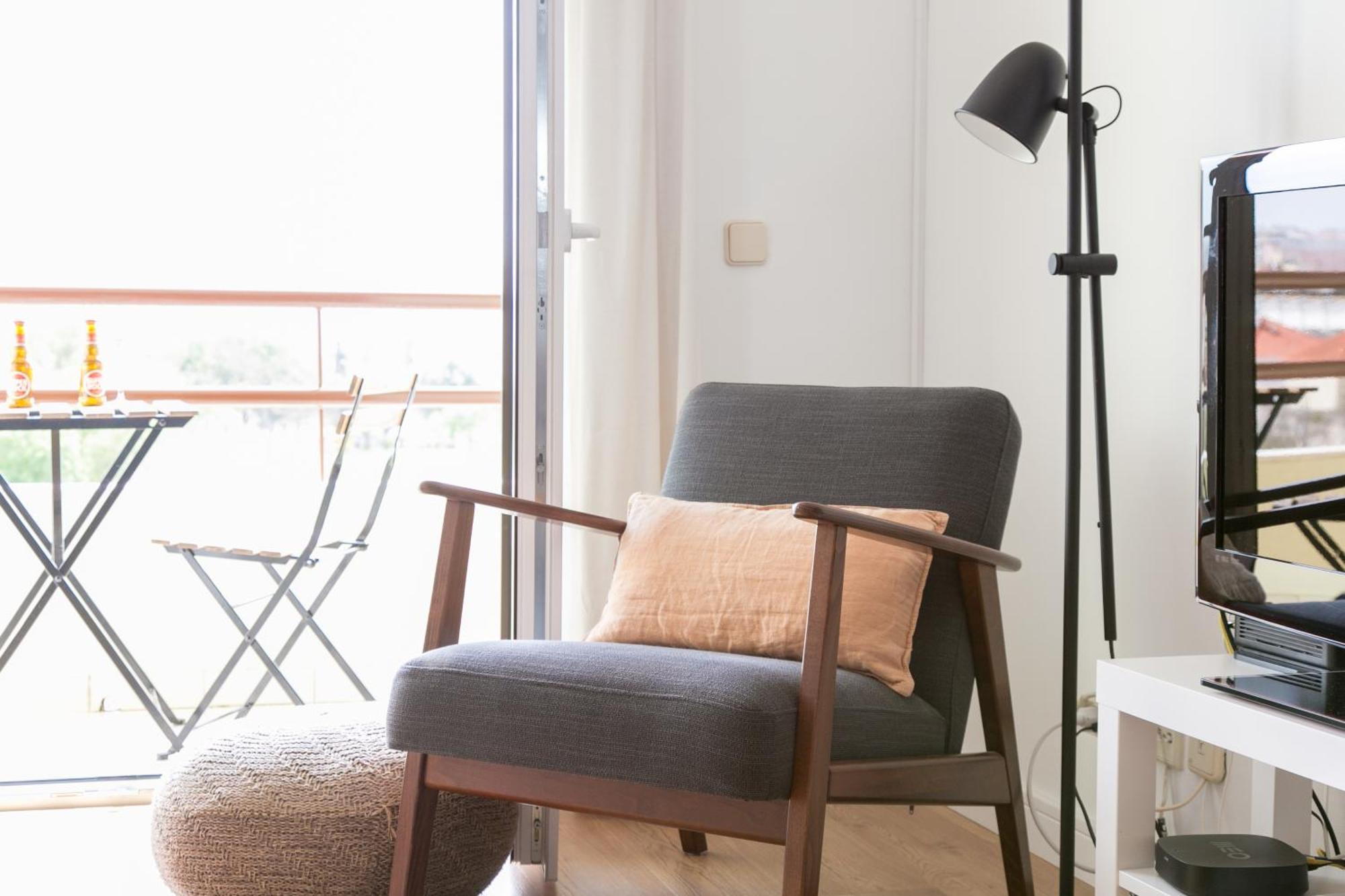 Apartamento Central Setubal Sossegado E Com Luz Bagian luar foto